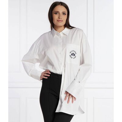 Tommy Hilfiger Koszula Loose fit biały S/M Tommy Hilfiger Koszula Loose fit biały S/M