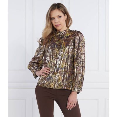 Ba&sh; Bluzka CALO Regular Fit złoty S Ba&sh; Bluzka CALO Regular Fit złoty S