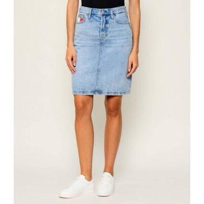 Tommy Jeans Jeansowa spódnica Claire błękitny 28 Tommy Jeans Jeansowa spódnica Claire błękitny 28