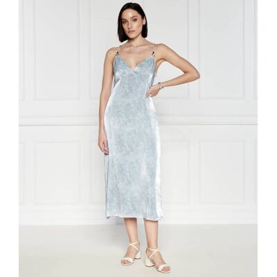Michael Kors Sukienka TONAL PETAL błękitny S Michael Kors Sukienka TONAL PETAL błękitny S