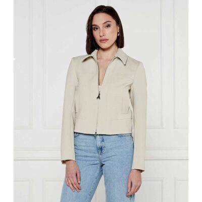 Patrizia Pepe Kurtka Cropped Fit beżowy 34 Patrizia Pepe Kurtka Cropped Fit beżowy 34