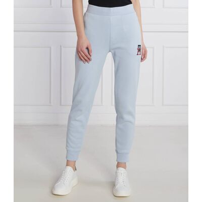 Tommy Hilfiger Spodnie dresowe Regular Fit błękitny XL Tommy Hilfiger Spodnie dresowe Regular Fit błękitny XL