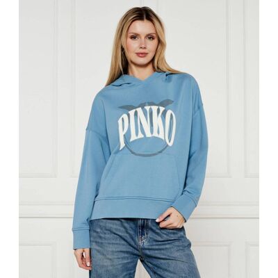 Pinko Bluza MAKAMBA Oversize fit niebieski S Pinko Bluza MAKAMBA Oversize fit niebieski S