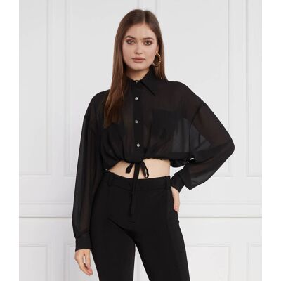 Liu Jo Koszula Cropped Fit czarny 40 Liu Jo Koszula Cropped Fit czarny 40
