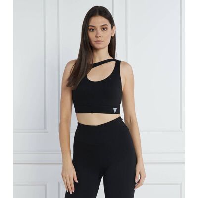 Guess ACTIVE Top EVALYN Slim Fit czarny XL Guess ACTIVE Top EVALYN Slim Fit czarny XL