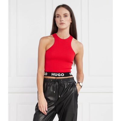 HUGO Top Sorrelta Slim Fit czerwony XL HUGO Top Sorrelta Slim Fit czerwony XL