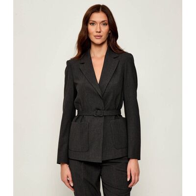 Marc Cain Marynarka Slim Fit grafitowy 34 Marc Cain Marynarka Slim Fit grafitowy 34