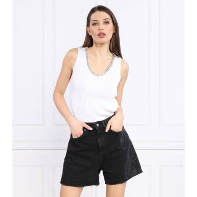 Silvian Heach Top Slim Fit biały XL Silvian Heach Top Slim Fit biały XL