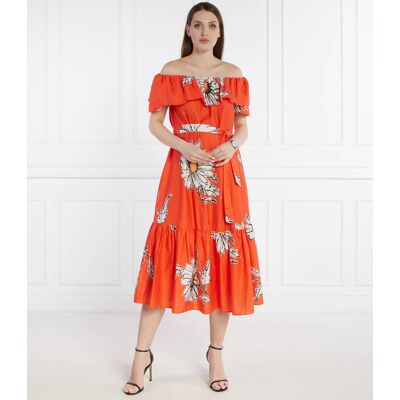 Desigual Sukienka z paskiem pomarańczowy S Desigual Sukienka z paskiem pomarańczowy S