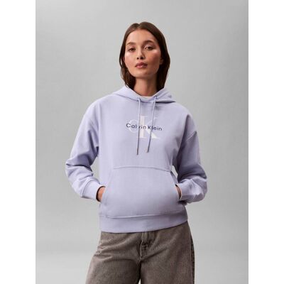 Calvin Klein Jeans Bluza Regular Fit lawendowy XXS Calvin Klein Jeans Bluza Regular Fit lawendowy XXS