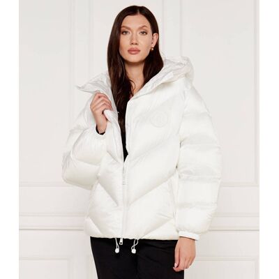 Elisabetta Franchi Kurtka Oversize fit biały 40 Elisabetta Franchi Kurtka Oversize fit biały 40