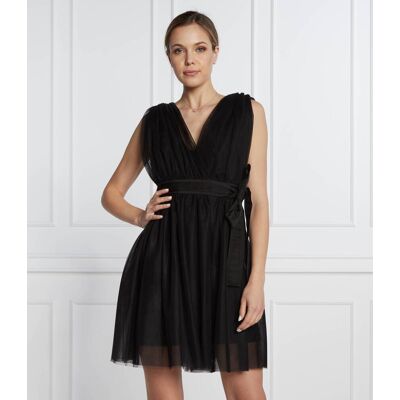 Pinko Sukienka TULLE AND CADY czarny 36 Pinko Sukienka TULLE AND CADY czarny 36