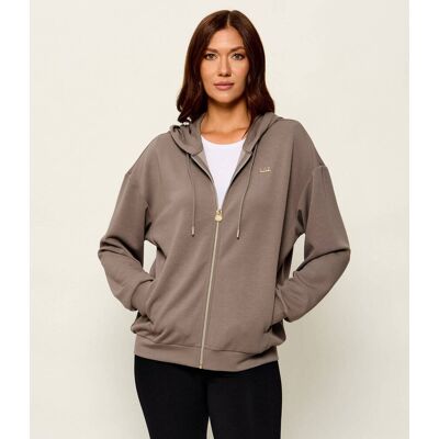 EA7 Bluza Relaxed fit beżowy S EA7 Bluza Relaxed fit beżowy S
