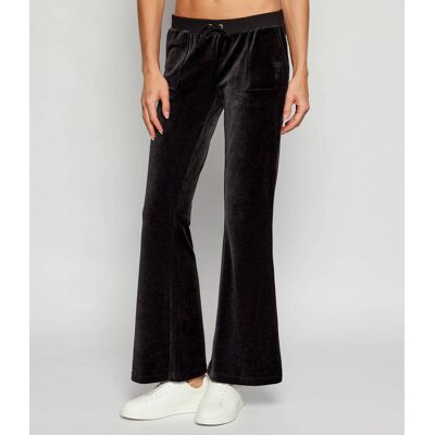 Juicy Couture Spodnie dresowe CAISA flare fit czarny L Juicy Couture Spodnie dresowe CAISA flare fit czarny L