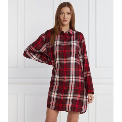 Tommy Hilfiger Koszula nocna Oversize fit czerwony XS Tommy Hilfiger Koszula nocna Oversize fit czerwony XS