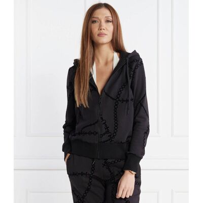 Versace Jeans Couture Bluza Regular Fit czarny XS Versace Jeans Couture Bluza Regular Fit czarny XS