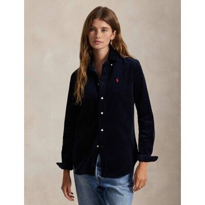 Polo Ralph Lauren Koszula Slim Fit stretch sztruks granatowy 34 Polo Ralph Lauren Koszula Slim Fit stretch sztruks granatowy 34