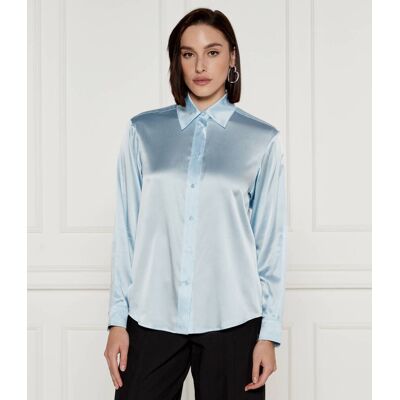 Pinko Jedwabna koszula Regular Fit błękitny 34 Pinko Jedwabna koszula Regular Fit błękitny 34