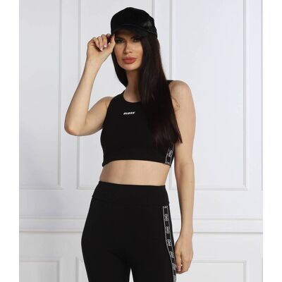 Guess ACTIVE Top DOREEN Slim Fit czarny L Guess ACTIVE Top DOREEN Slim Fit czarny L