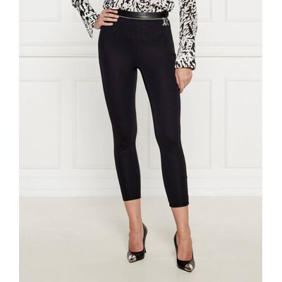 Patrizia Pepe Legginsy Slim Fit czarny XL Patrizia Pepe Legginsy Slim Fit czarny XL
