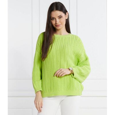 Liviana Conti Sweter MAGLIA Regular Fit limonkowy M/L Liviana Conti Sweter MAGLIA Regular Fit limonkowy M/L