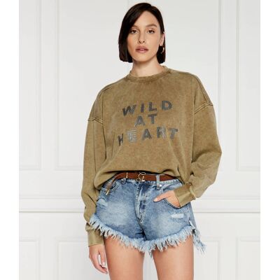 One Teaspoon Bluza Oversize fit khaki S One Teaspoon Bluza Oversize fit khaki S