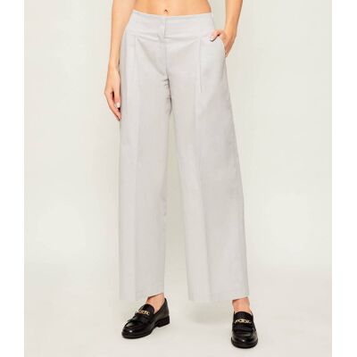 Boss BLACK Spodnie Tulotta Relaxed fit high waist szary 38 Boss BLACK Spodnie Tulotta Relaxed fit high waist szary 38