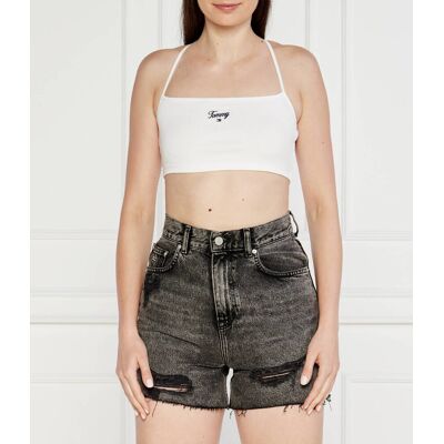 Tommy Jeans Top Cropped Fit biały M Tommy Jeans Top Cropped Fit biały M