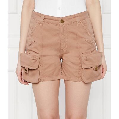 Pinko Szorty PORTA Regular Fit brązowy 34 Pinko Szorty PORTA Regular Fit brązowy 34