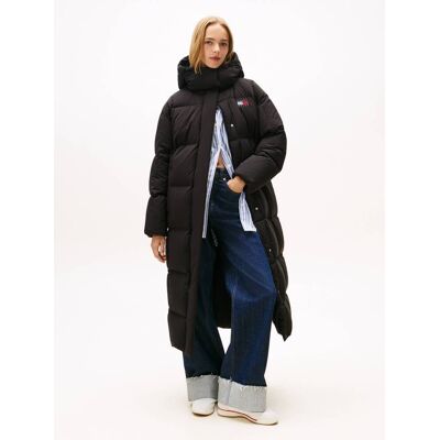 Tommy Jeans Puchowy płaszcz Alaska czarny M Tommy Jeans Puchowy płaszcz Alaska czarny M