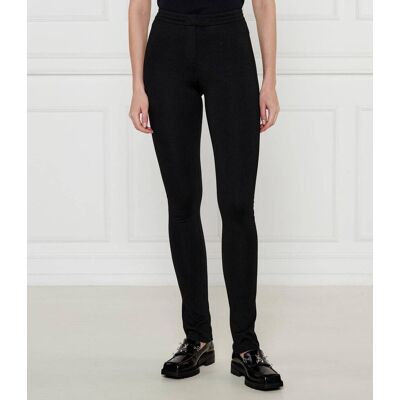 Patrizia Pepe Spodnie Slim Fit high waist czarny 34 Patrizia Pepe Spodnie Slim Fit high waist czarny 34