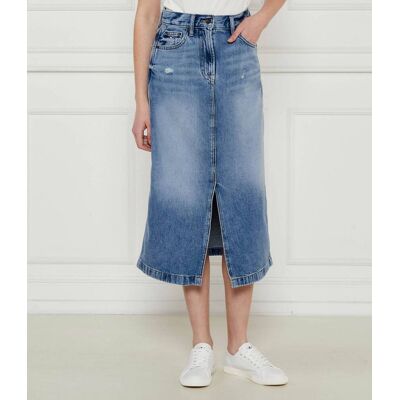 Tommy Jeans Jeansowa spódnica CLAIRE niebieski 25 Tommy Jeans Jeansowa spódnica CLAIRE niebieski 25