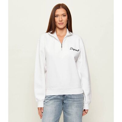Dsquared2 Bluza Regular Fit biały XS Dsquared2 Bluza Regular Fit biały XS