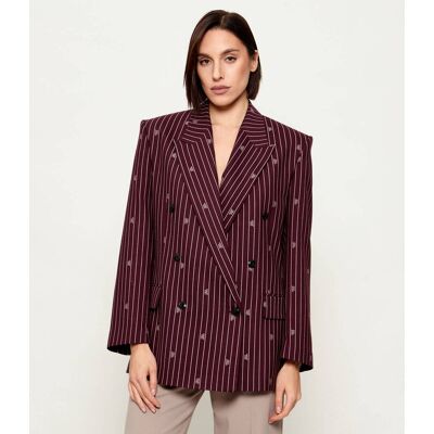 HUGO Marynarka Antegi Oversize fit bordowy 40 HUGO Marynarka Antegi Oversize fit bordowy 40