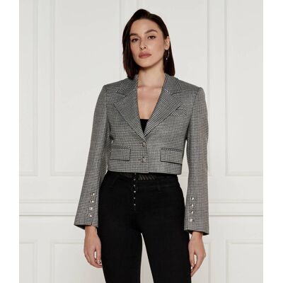 Liu Jo Marynarka Cropped Fit szary 42 Liu Jo Marynarka Cropped Fit szary 42