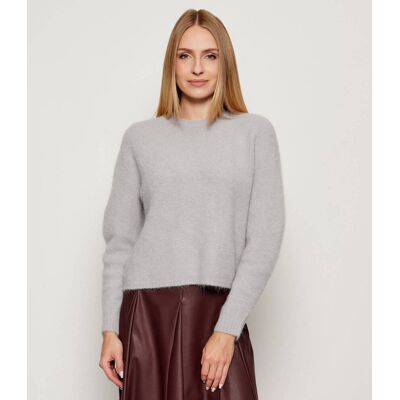 Marella Wełniany sweter TANIA Regular Fit szary L Marella Wełniany sweter TANIA Regular Fit szary L