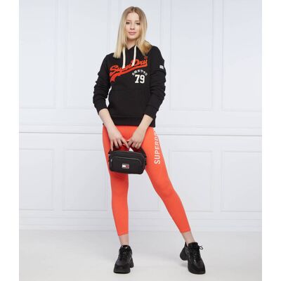 Superdry Legginsy Slim Fit pomarańczowy XXS Superdry Legginsy Slim Fit pomarańczowy XXS