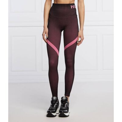 HUGO Legginsy Nalessa Slim Fit bordowy L HUGO Legginsy Nalessa Slim Fit bordowy L
