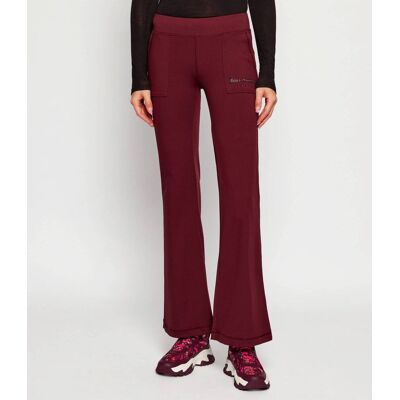 Juicy Couture Legginsy FARAH Slim Fit bordowy M Juicy Couture Legginsy FARAH Slim Fit bordowy M