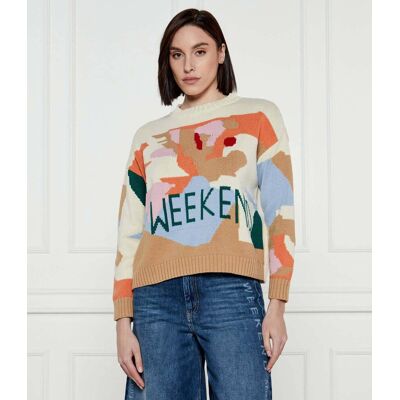Weekend MaxMara Sweter Fabian Loose fit multikolor S Weekend MaxMara Sweter Fabian Loose fit multikolor S