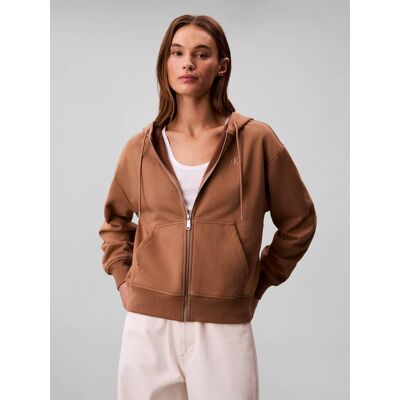 Calvin Klein Jeans Bluza Relaxed fit beżowy XXS Calvin Klein Jeans Bluza Relaxed fit beżowy XXS