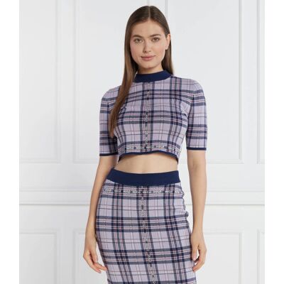HUGO Top Sloquita Regular Fit fioletowy M HUGO Top Sloquita Regular Fit fioletowy M