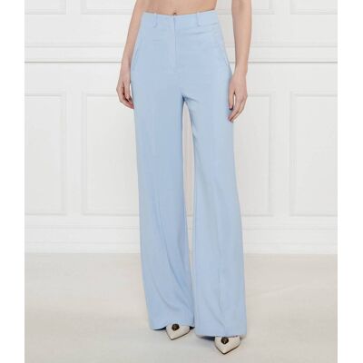 Patrizia Pepe Spodnie flare fit błękitny 40 Patrizia Pepe Spodnie flare fit błękitny 40