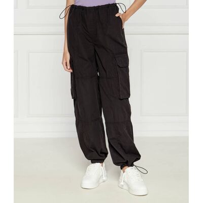 Hugo Blue Spodnie cargo Hafison Oversize fit czarny 34 Hugo Blue Spodnie cargo Hafison Oversize fit czarny 34