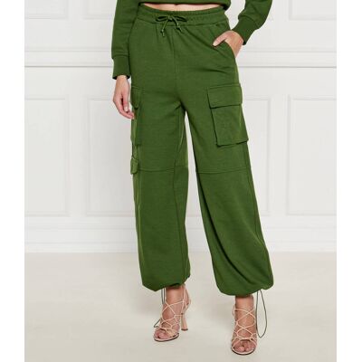 Patrizia Pepe Spodnie dresowe Regular Fit zielony XL Patrizia Pepe Spodnie dresowe Regular Fit zielony XL