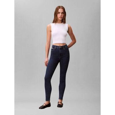 Calvin Klein Jeans Jeansy Skinny fit high rise granatowy 28 Calvin Klein Jeans Jeansy Skinny fit high rise granatowy 28
