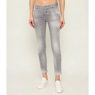 Dsquared2 Jeansy Jennifer Skinny fit szary 34 Dsquared2 Jeansy Jennifer Skinny fit szary 34