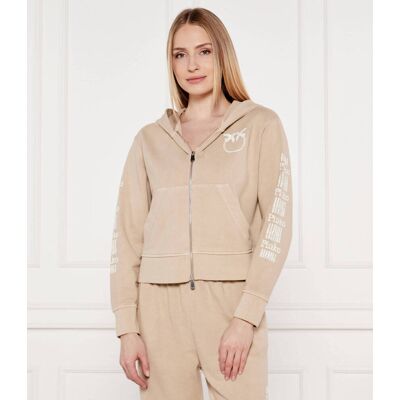 Pinko Bluza ONITSHA Loose fit beżowy S Pinko Bluza ONITSHA Loose fit beżowy S