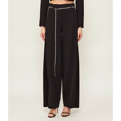 Pinko Spodnie CEDRO Loose fit czarny 40 Pinko Spodnie CEDRO Loose fit czarny 40