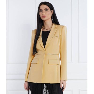 Patrizia Pepe Marynarka Regular Fit musztardowy 40 Patrizia Pepe Marynarka Regular Fit musztardowy 40